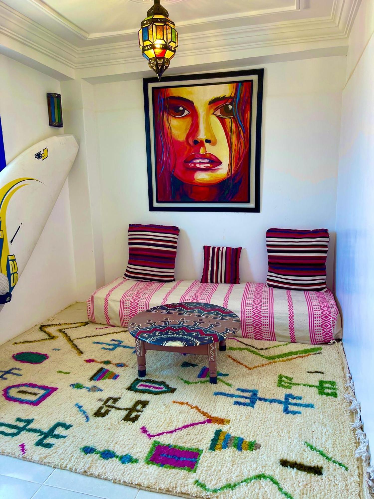 Surf & Salsa Ocean House Bed and Breakfast Tamraght Buitenkant foto