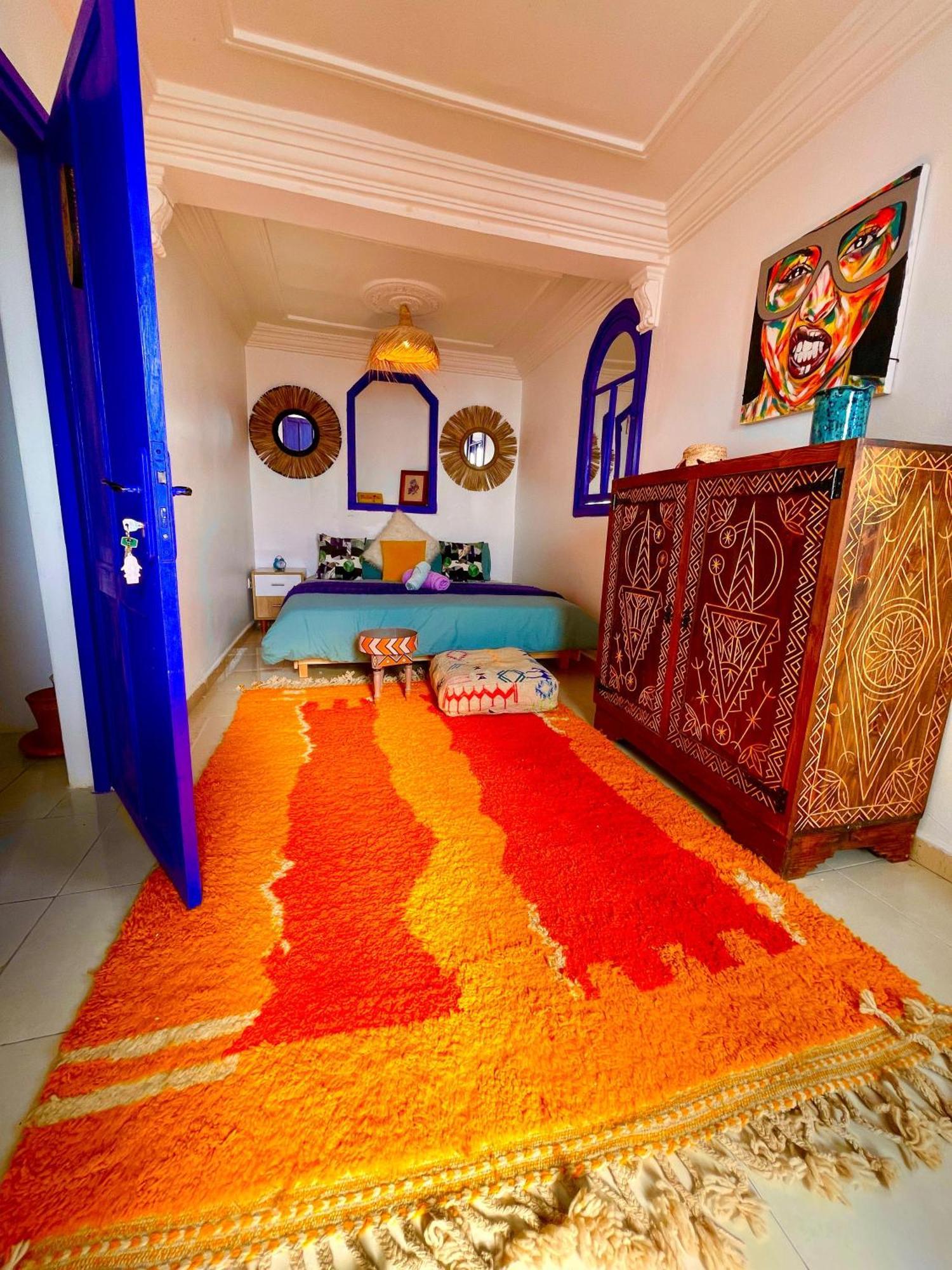 Surf & Salsa Ocean House Bed and Breakfast Tamraght Buitenkant foto