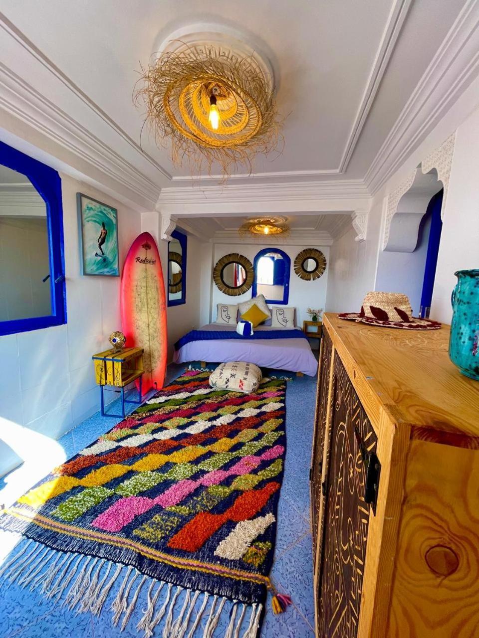 Surf & Salsa Ocean House Bed and Breakfast Tamraght Buitenkant foto